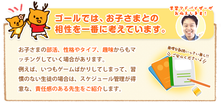 家庭教師はどんな先生が来るの?